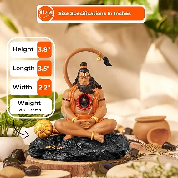 Rudra Roop Hanuman Idol