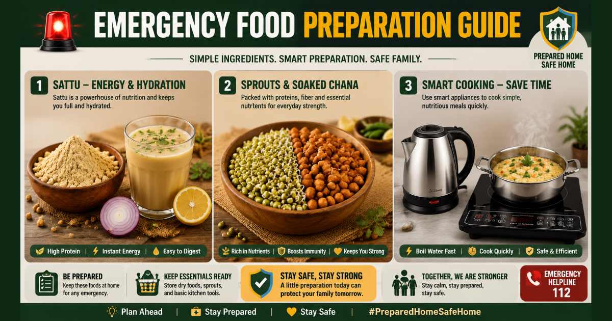 Emergency food items for survival