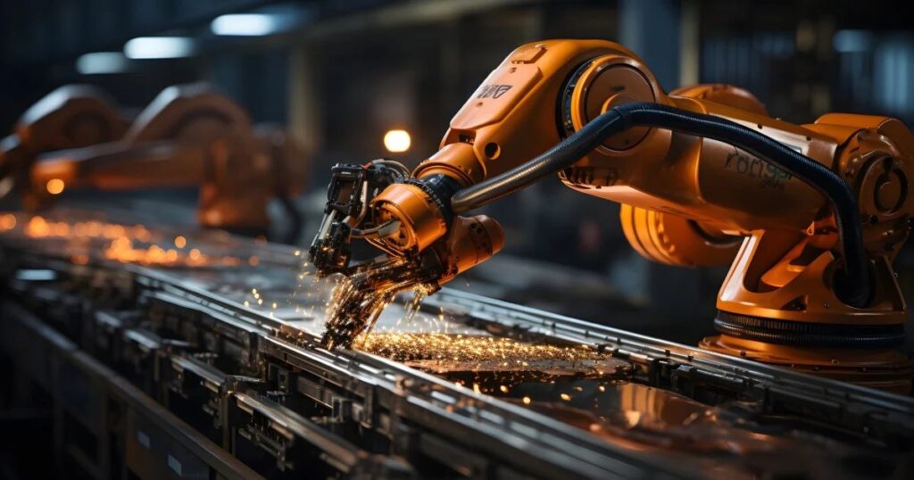 Robots replacing humans in factories