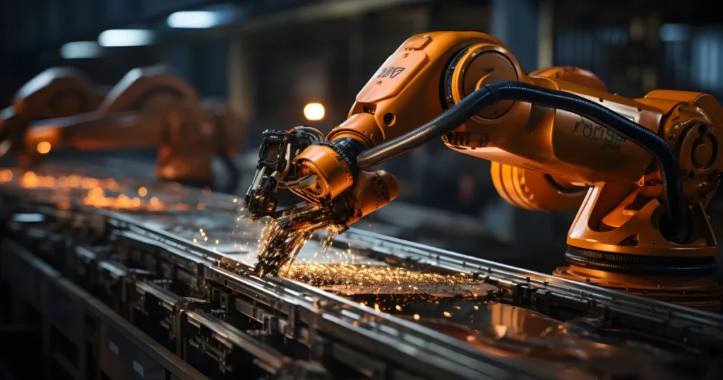 Robots replacing humans in factories